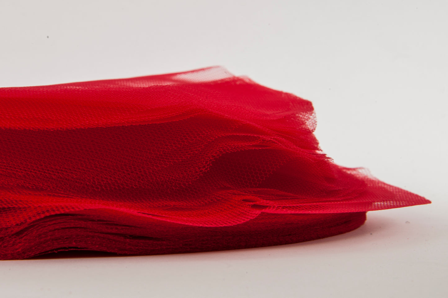 Tulle QUADRATO Filè - ROSSO - Conf. pz 25