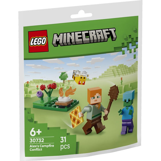 IN ARRIVO - 30732 LEGO Polybag Minecraft - Conflitto al falò di Alex