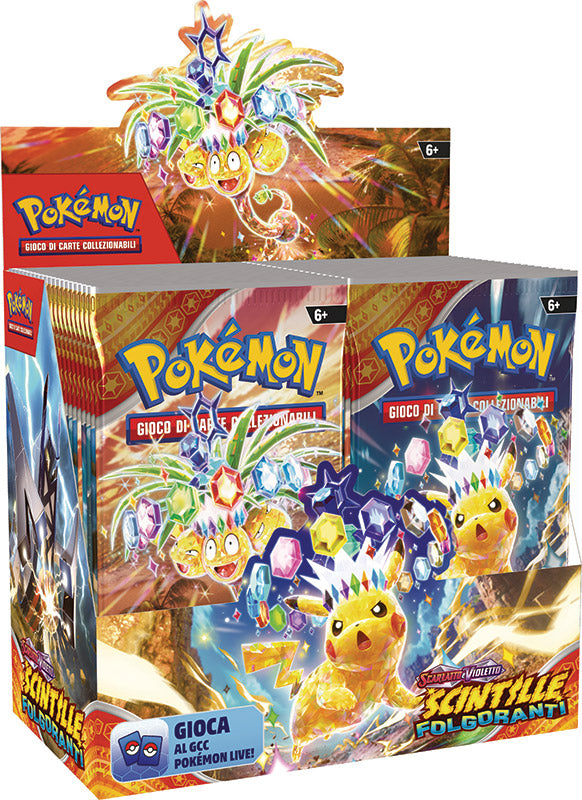 Box Carte Pokemon 97 - Scintille Folgoranti - Italiano