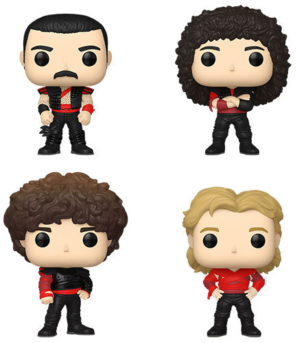 ROCKS 4 Funko Pop! - Queen Radio Gaga 4 Pack