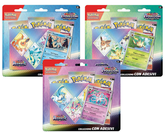 Collezione Pokemon - Collezione con Adesivo - Evoluzioni Prismatiche - Italiano