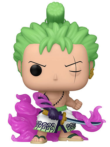 ANIMATION 1288 Funko Pop! - One Piece - Roronoa Zoro with Enma GLOW