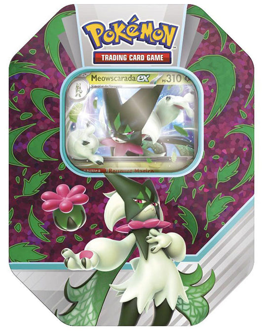 Tin Pokemon Compagni d' Avventura di Paldea - Meowscarada EX - Italiano