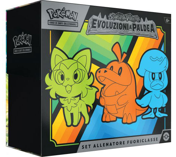 Set Allenatore Pokemon 89 Fuoriclasse Evoluzioni a Paldea - Italiano