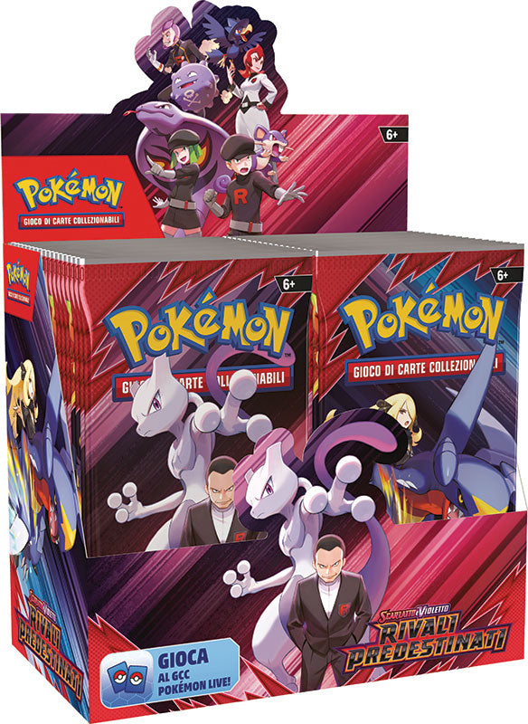 Box Carte Pokemon 100 - Team Rocket: Rivali Predestinati - Italiano
