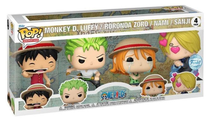 ANIMATION 04 Funko Pop! - One Piece - Straw Hat Crew 4 Pack