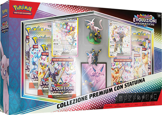 Collezione Pokemon - Premium Evoluzioni Prismatiche con Statuina - Italiano