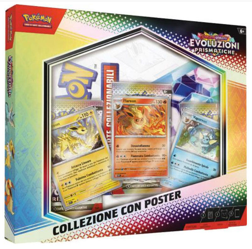 Collezione Pokemon - Evoluzioni Prismatiche - Collezione con Poster - Italiano