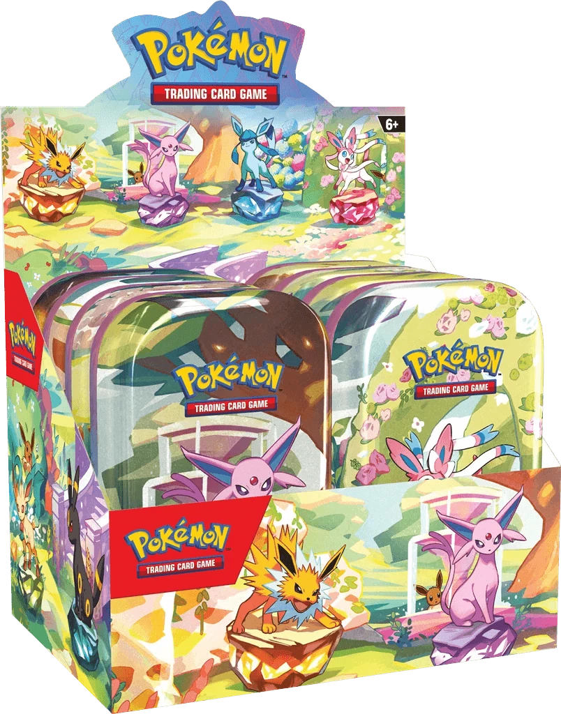 Tin Mini Pokemon - Evoluzioni Prismatiche - 8 pz - Italiano