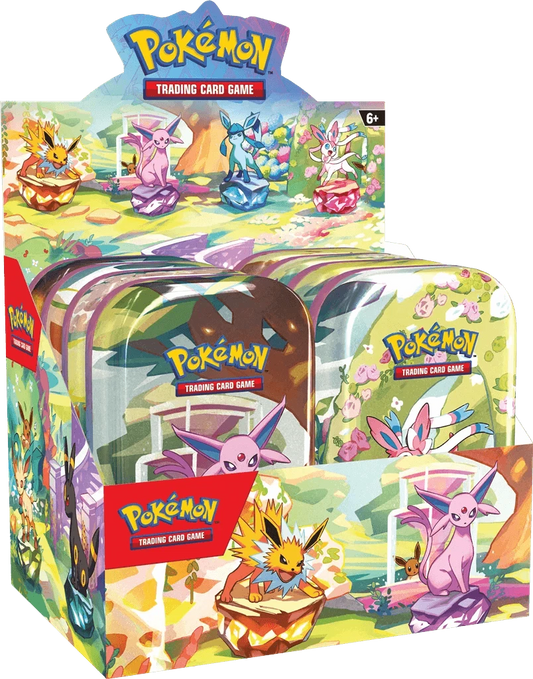 Tin Mini Pokemon - Evoluzioni Prismatiche - 8 pz - Italiano