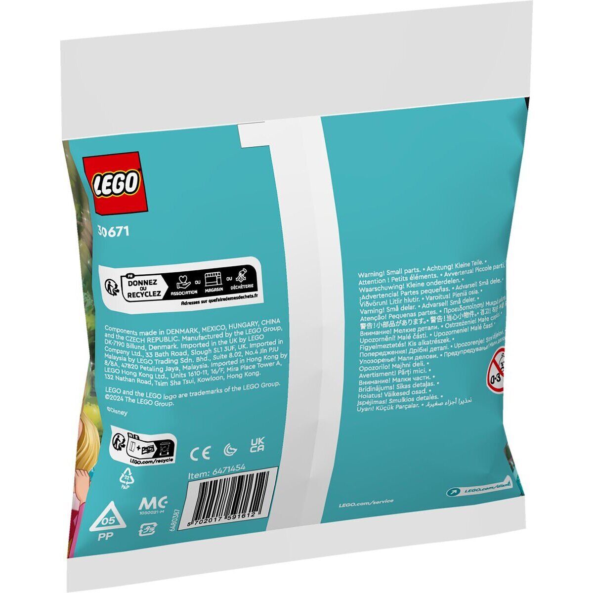 30671 LEGO Polybag Disney - Il parco giochi nel bosco di Aurora