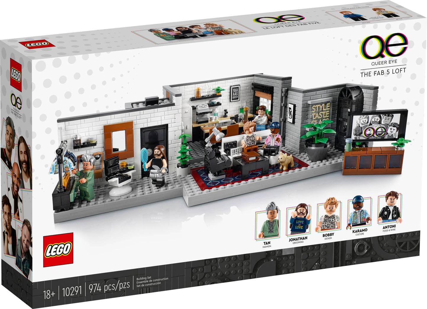 10291 LEGO Creator - Queer Eye - Loft Dei Fab Five