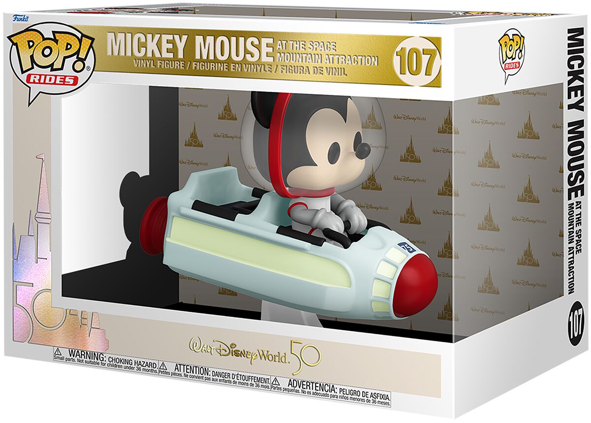 RIDES 107 Funko Pop! - Walt Disney World 50th - Space Mountain with Mickey