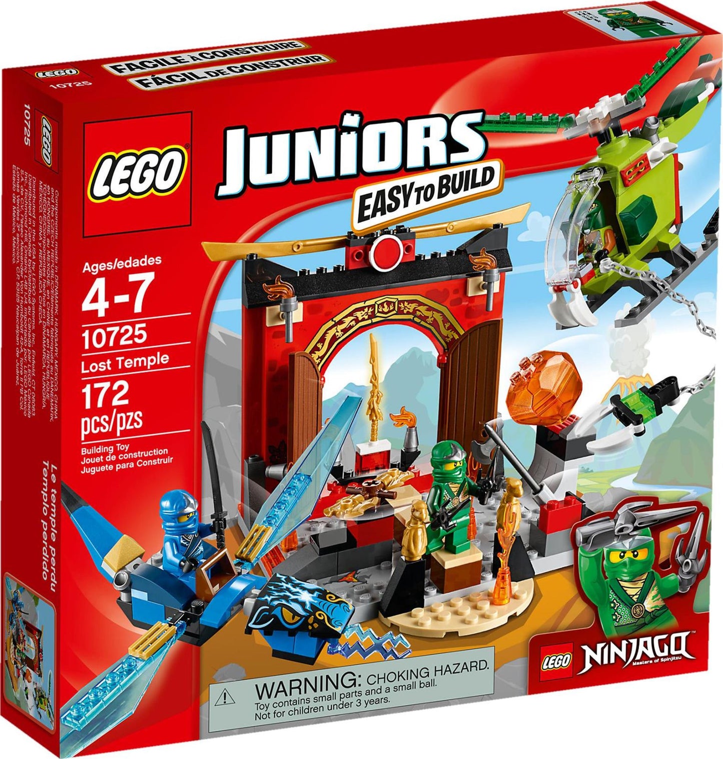 10725 LEGO Juniors - Il Tempio Perduto di NINJAGO