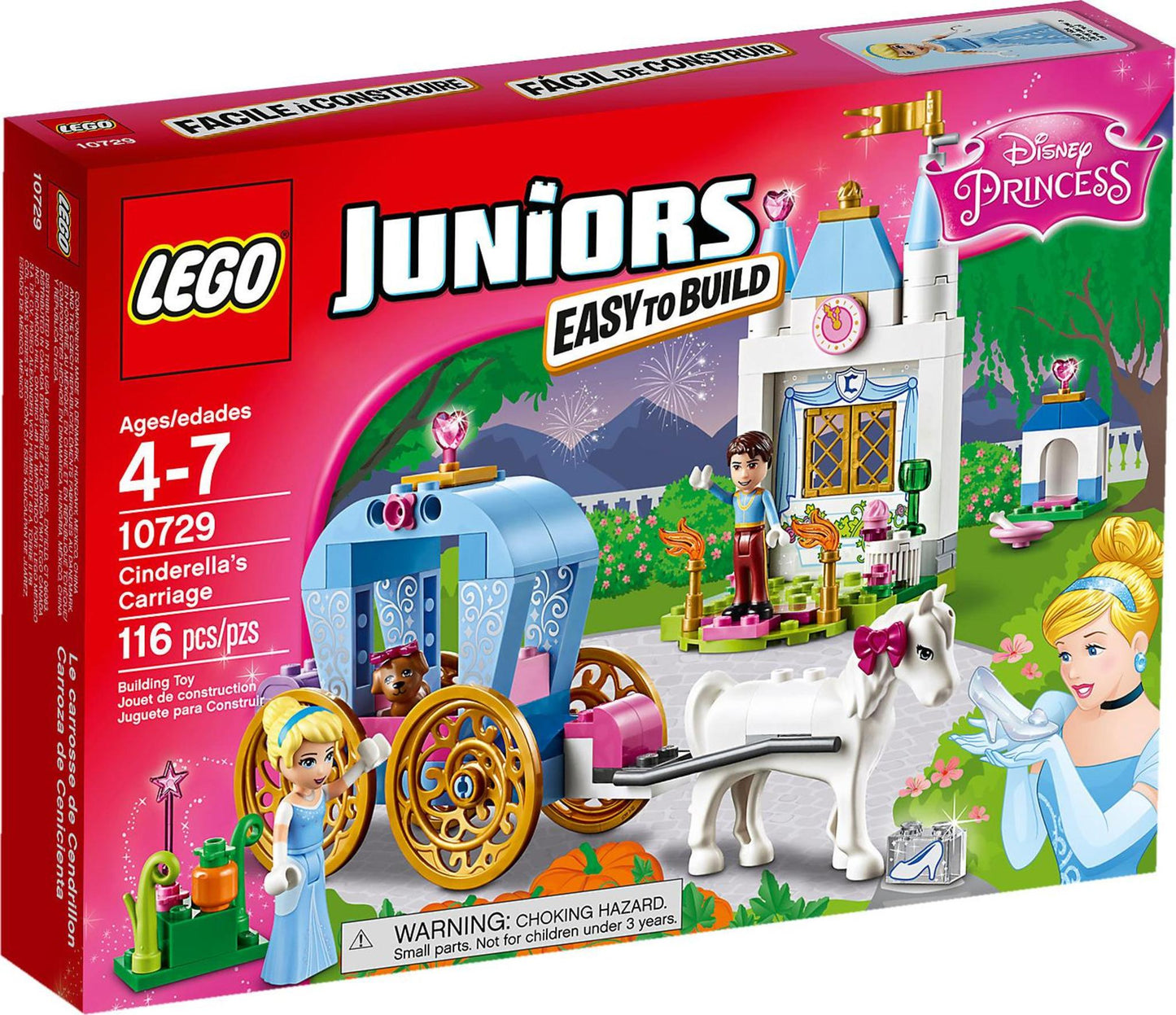 10729 LEGO Juniors - La Carrozza della Principessa Disney Cenerentola
