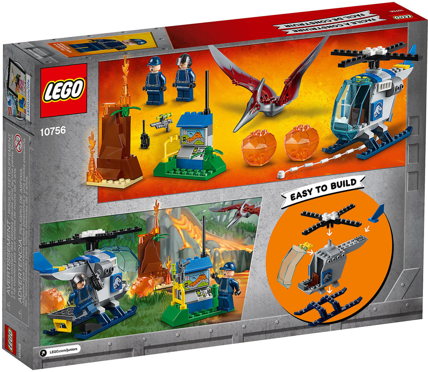 10756 LEGO Juniors - Fuga Dallo Pteranodonte
