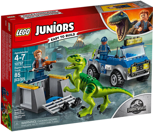 10757 LEGO Juniors - Camion Per Il Soccorso Di Velociraptor