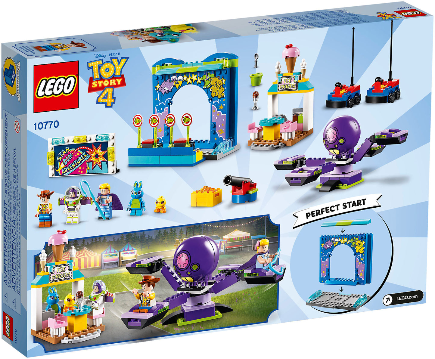 10770 LEGO Toy Story 4 - Buzz e Woody e La Mania del Carnevale!