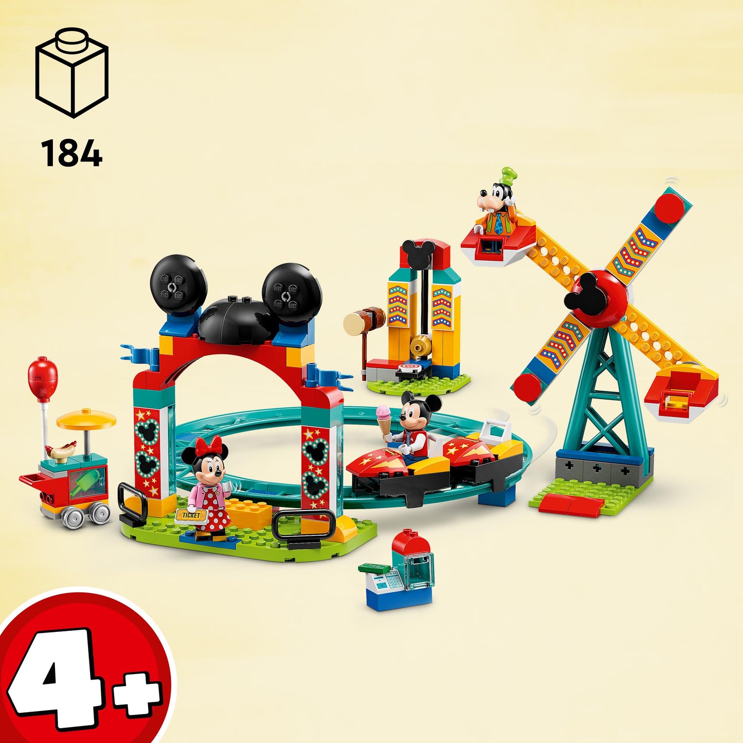 10778 LEGO Disney Il luna park di Topolino, Minnie e Pippo