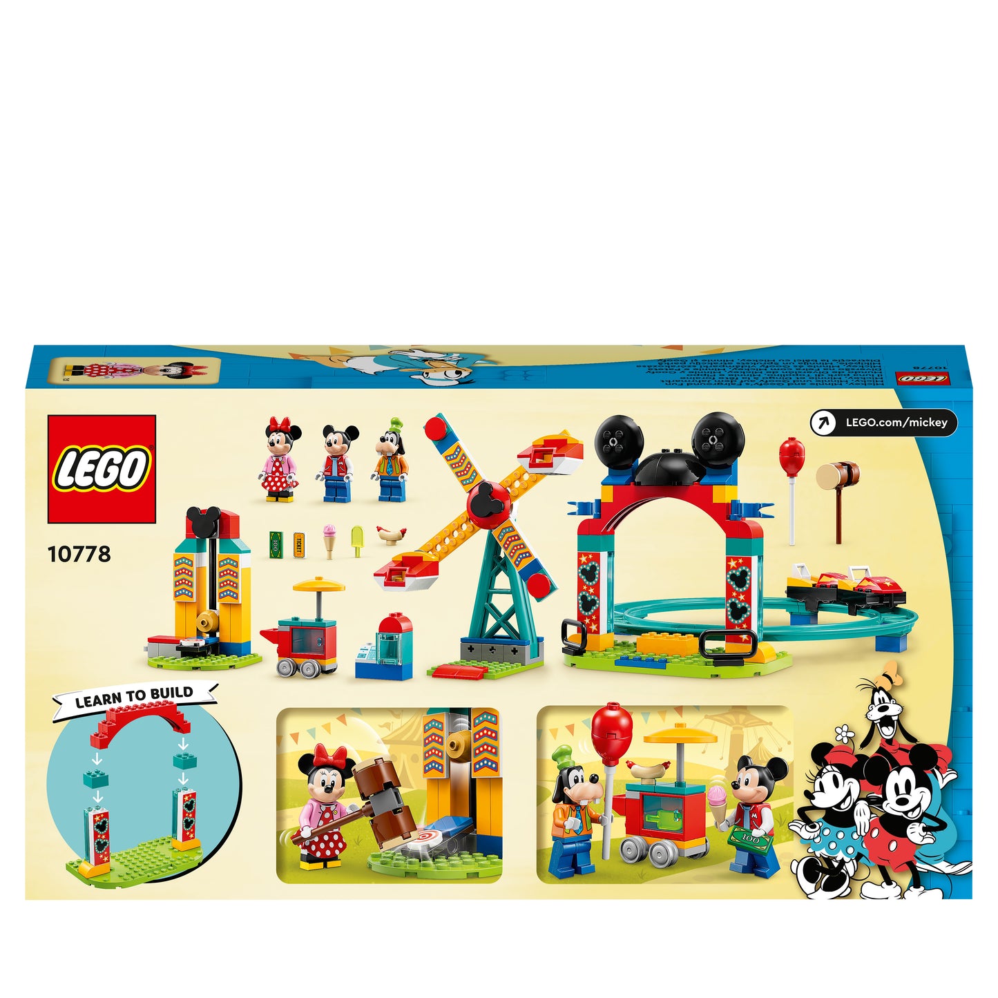 10778 LEGO Disney Il luna park di Topolino, Minnie e Pippo