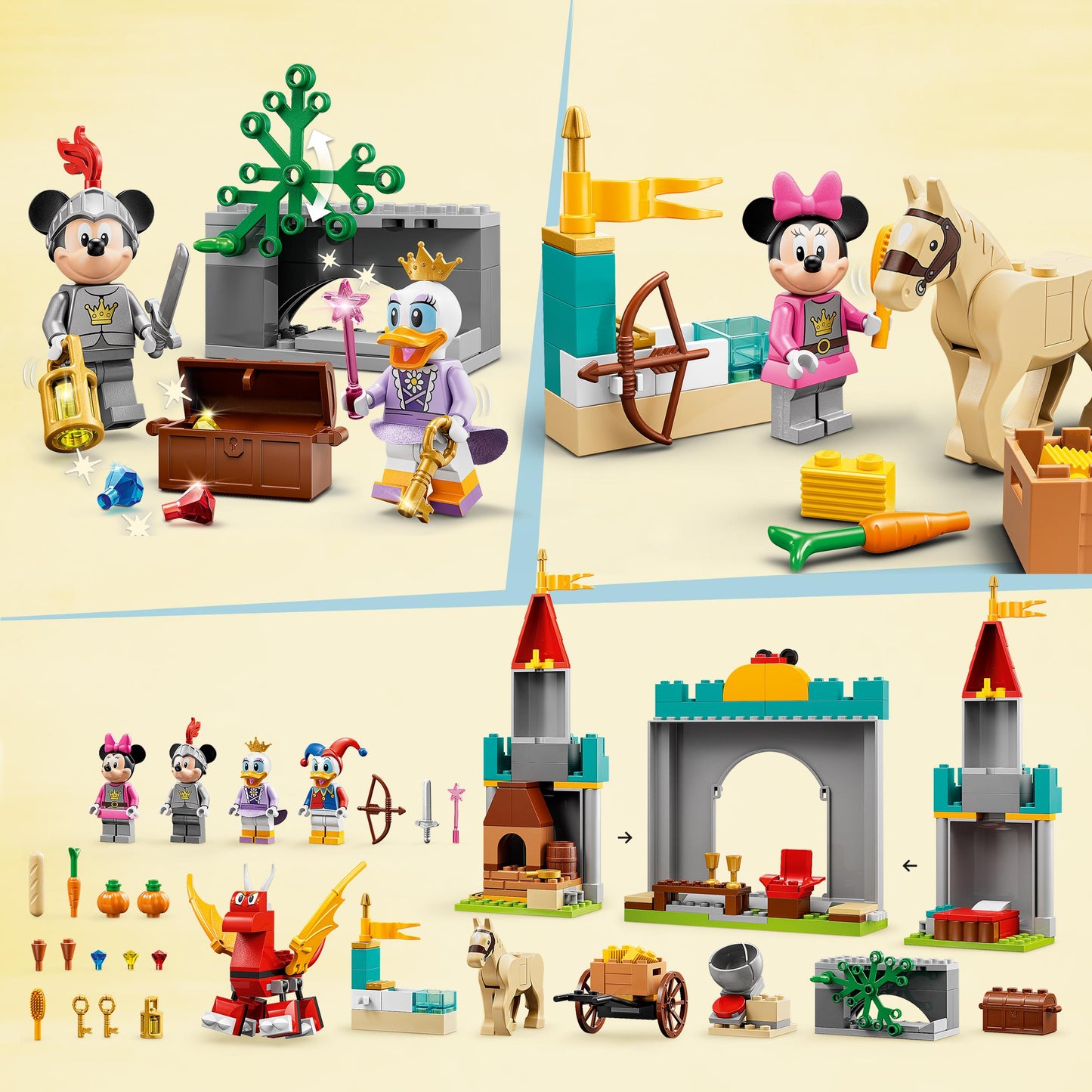10780 LEGO Disney Topolino e i suoi amici Paladini del castello