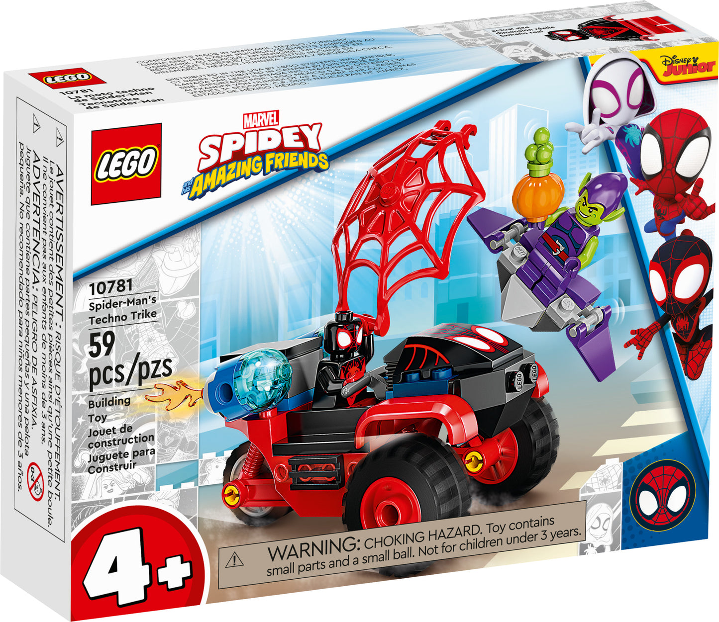 10781 LEGO Marvel Super Heroes - Miles Morales: la Techno Trike di Spider Man
