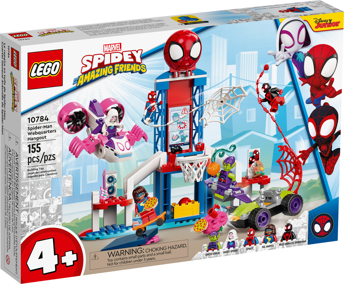 10784 LEGO Marvel Super Heroes - I Webquarters di Spider Man