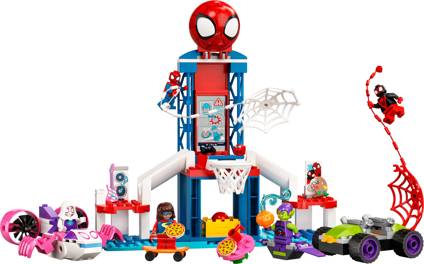 10784 LEGO Marvel Super Heroes - I Webquarters di Spider Man