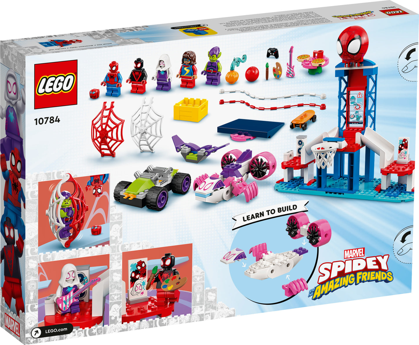 10784 LEGO Marvel Super Heroes - I Webquarters di Spider Man