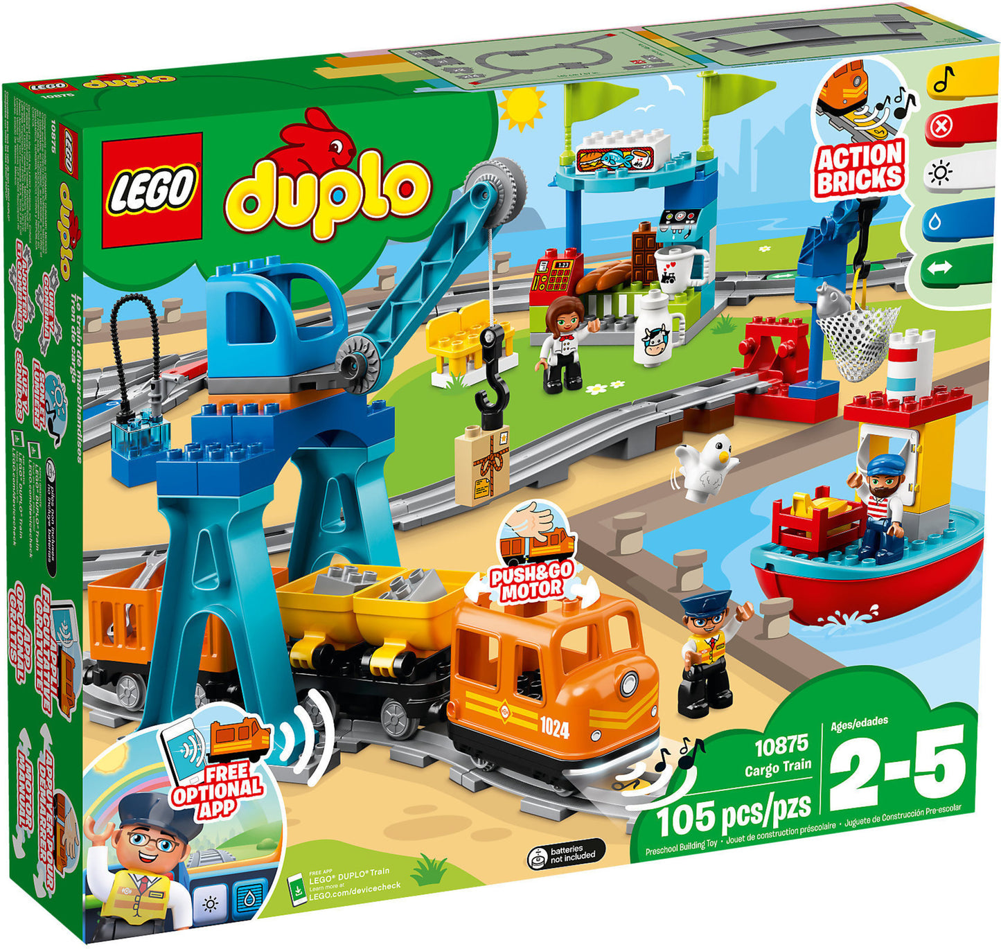 10875 LEGO Duplo - Il Grande Treno Merci