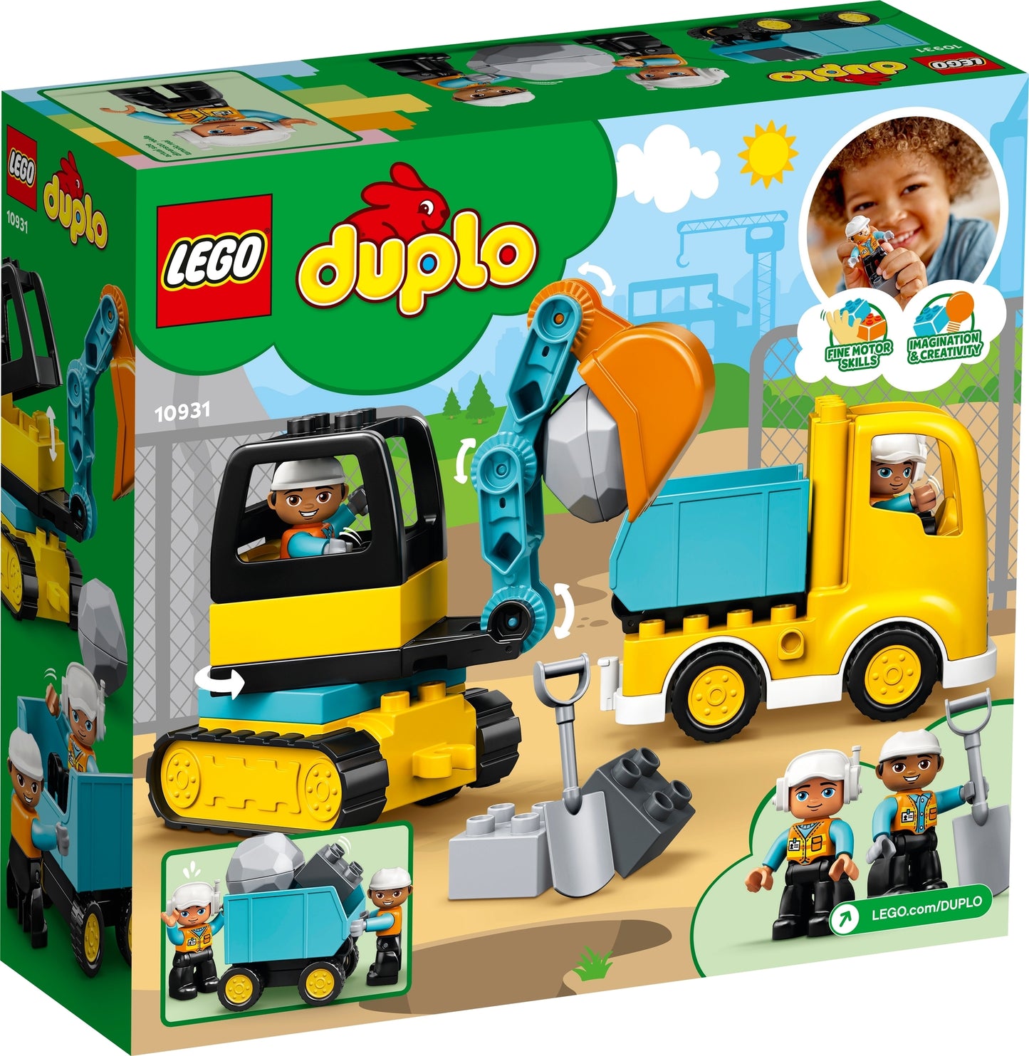 10931 LEGO Duplo - Camion e Scavatrice Cingolata