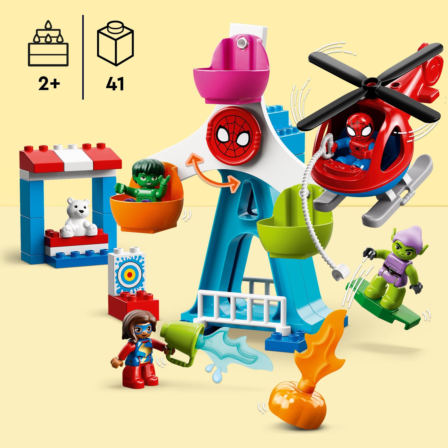 10963 LEGO Duplo - Spider-Man e i suoi amici: Avventura al Luna Park