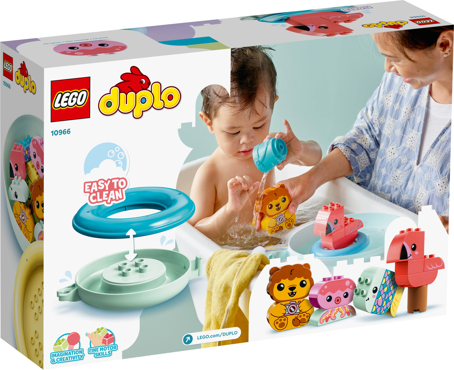 10966 LEGO Duplo - Ora del Bagnetto: Isola degli Animali Galleggiante