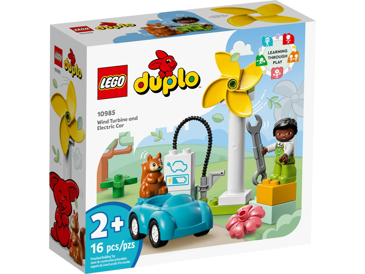 10985 LEGO Duplo - Turbina eolica e auto elettrica