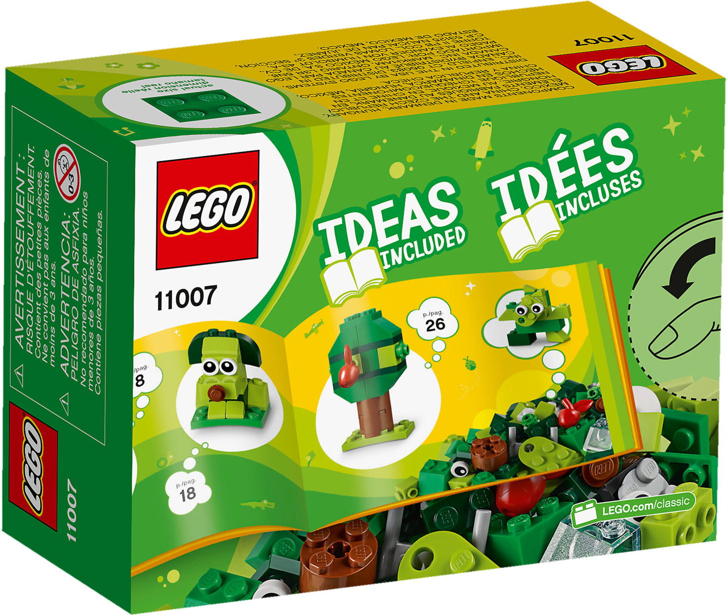 11007 LEGO Classic - Mattoncini Verdi Creativi