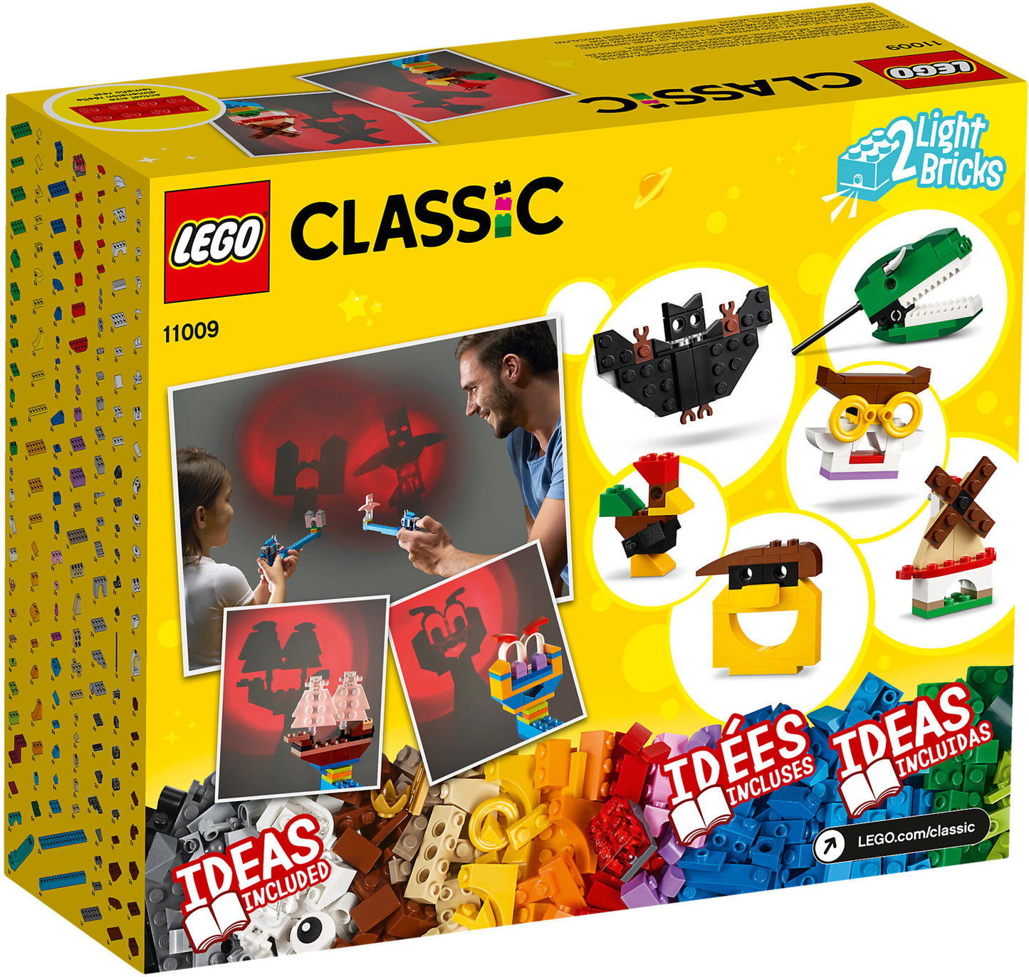 11009 LEGO Classic - Mattoncini e Luci