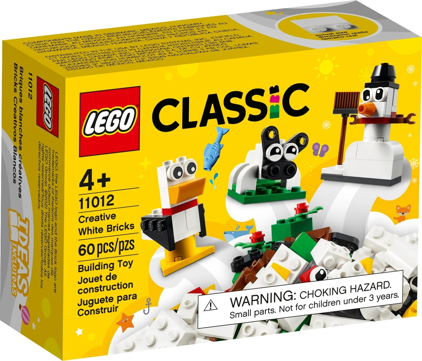 11012 LEGO Classic - Mattoncini Bianchi Creativi