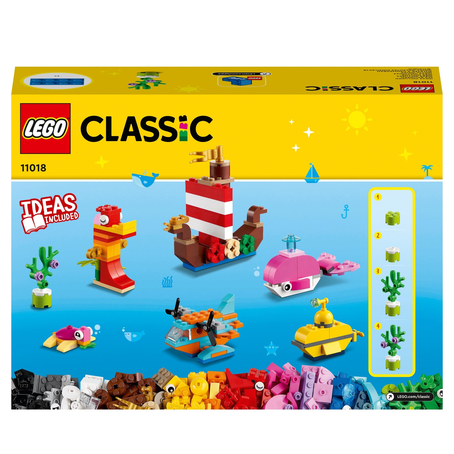 11018 LEGO Classic - Divertimento creativo sull’oceano