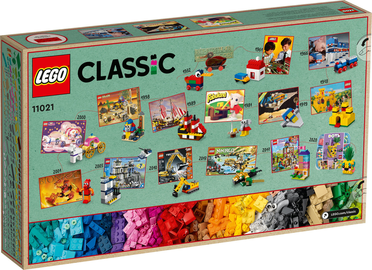 11021 LEGO Classic - 90 Anni di Gioco