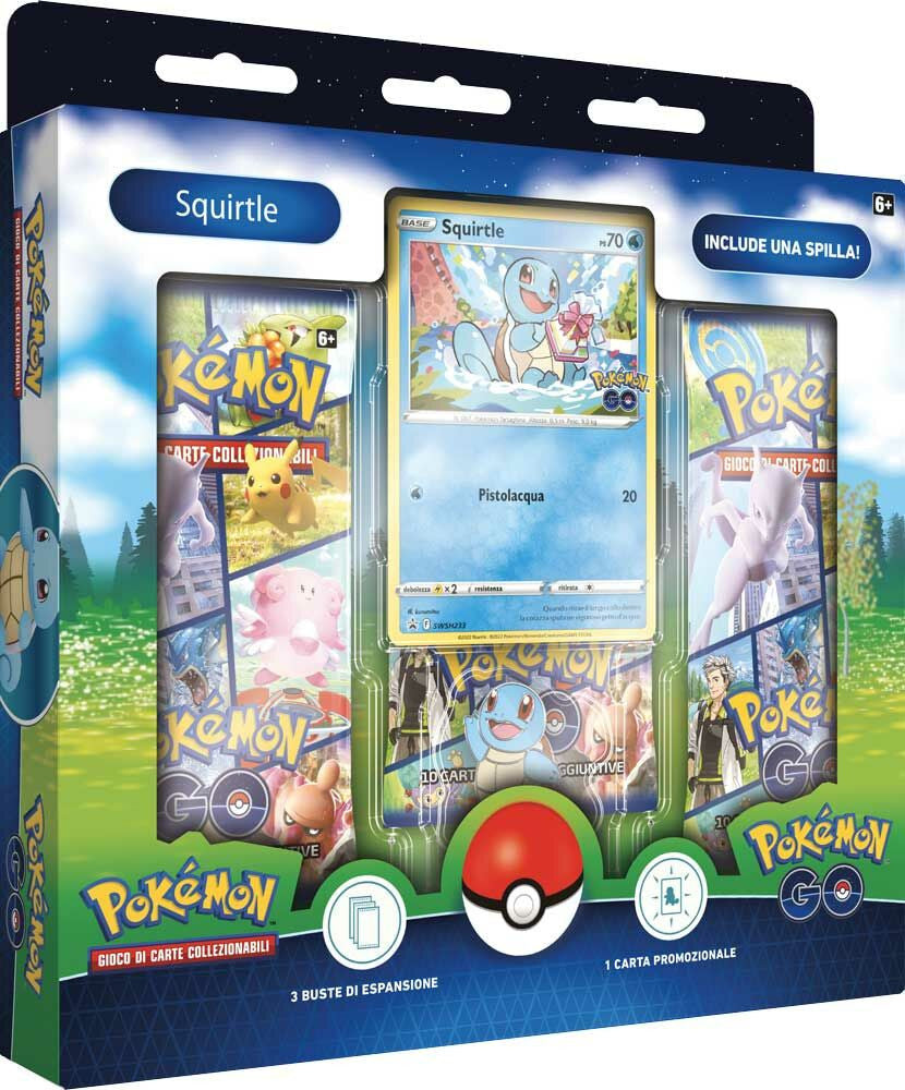 Collezione Pokemon GO - Squirtle - Collezione con Spilla (ITA)