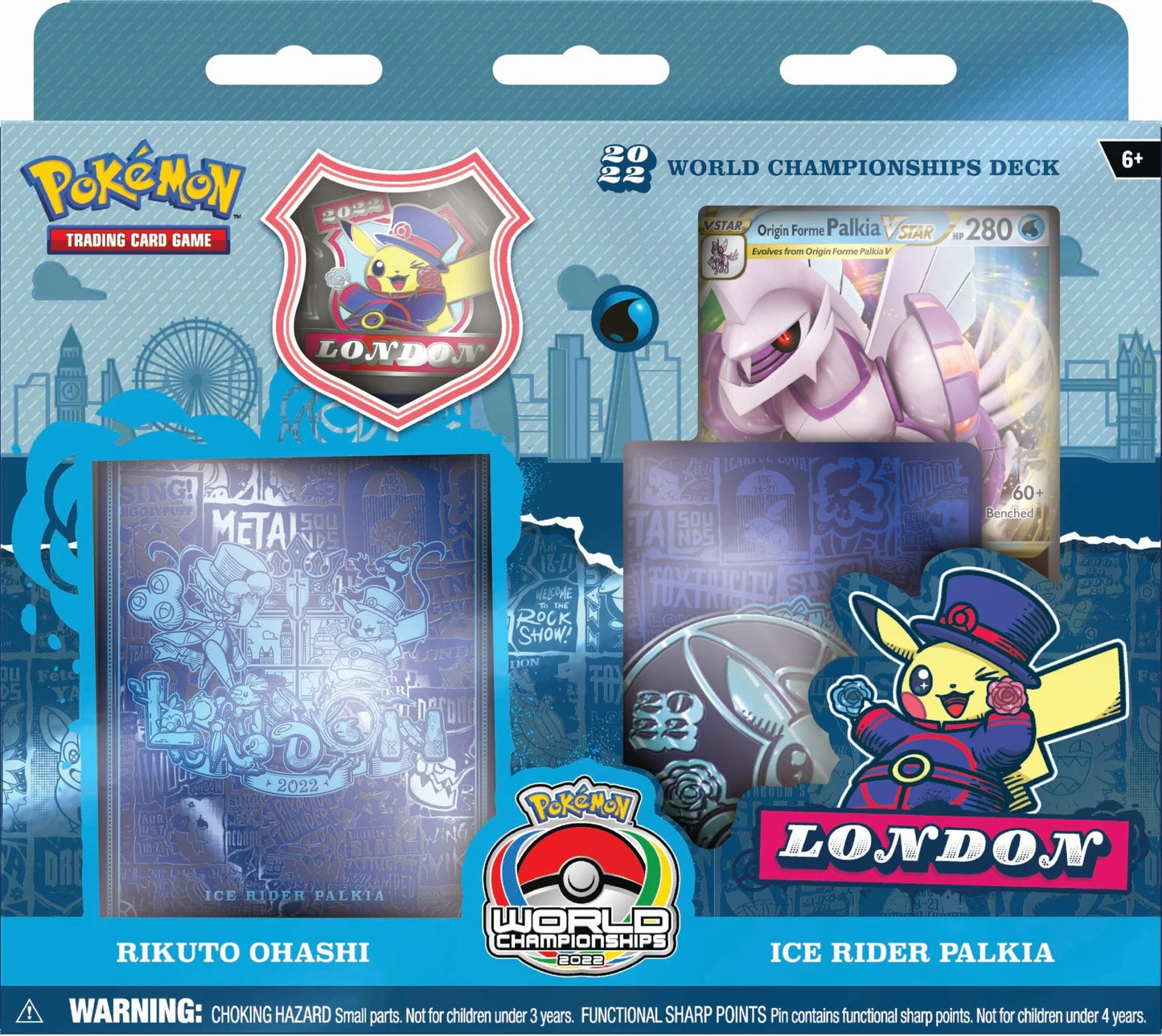 Mazzo Carte Pokemonworld Championship 2022 - Palkia V Max - Italiano