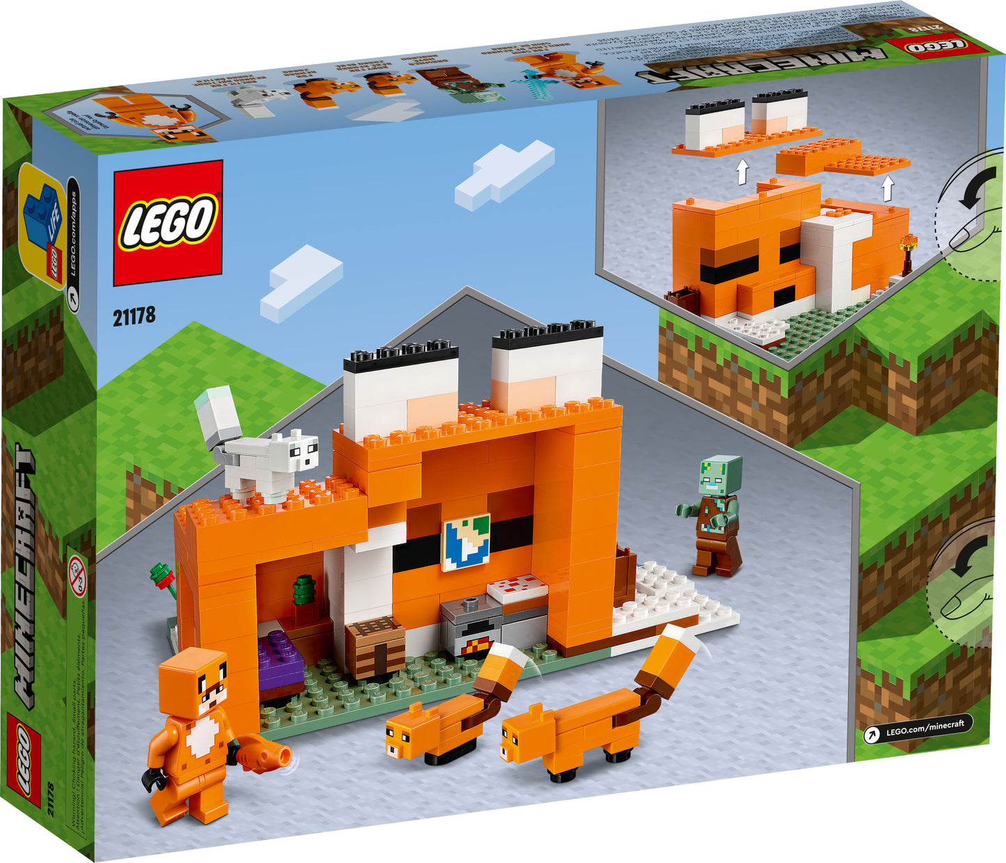 21178 LEGO Minecraft - Il Capanno della Volpe