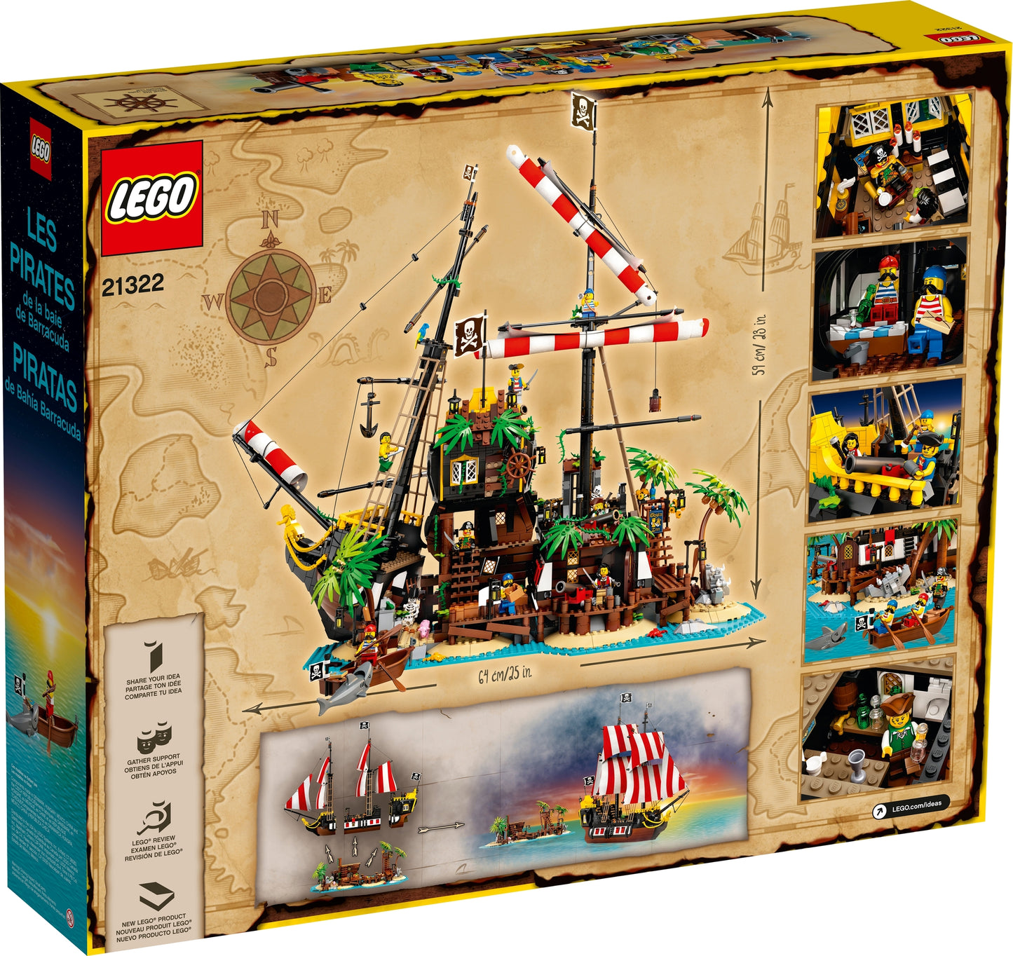 21322 ESCLUSIVA LEGO Ideas - I Pirati di Barracuda Bay