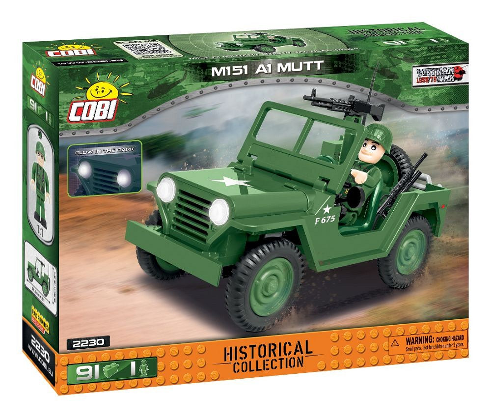 2230 COBI Historical Collection - Vietnam War - M151 A1 Mutt