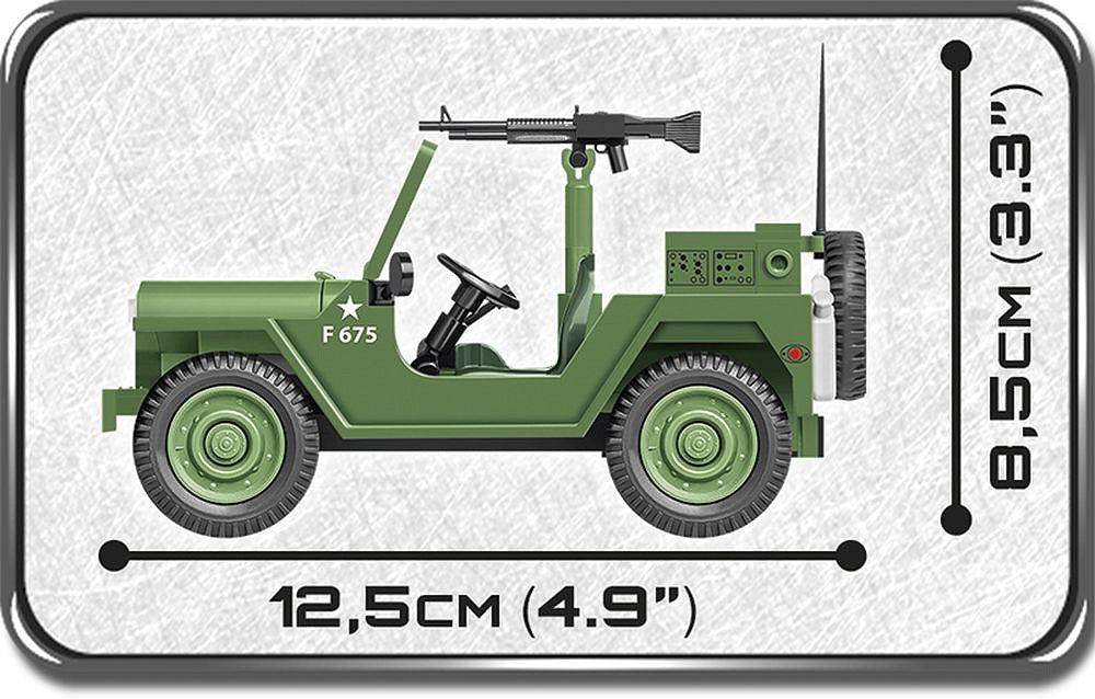 2230 COBI Historical Collection - Vietnam War - M151 A1 Mutt
