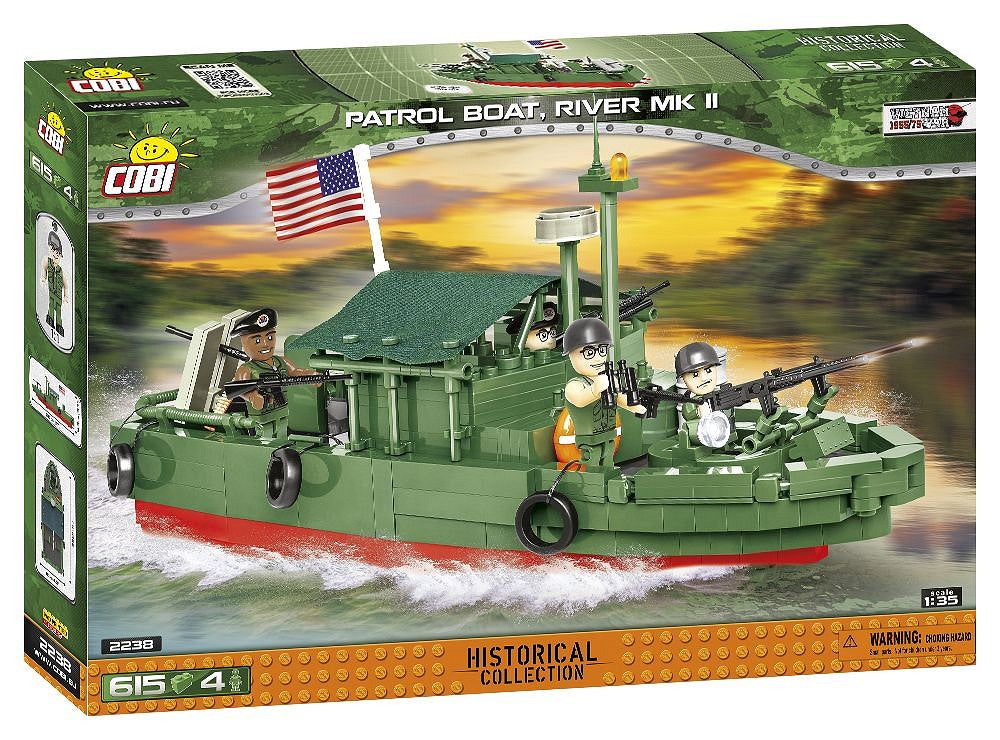 2238 COBI Historical Collection - Vietnam War - Patrol Boat River Mk II