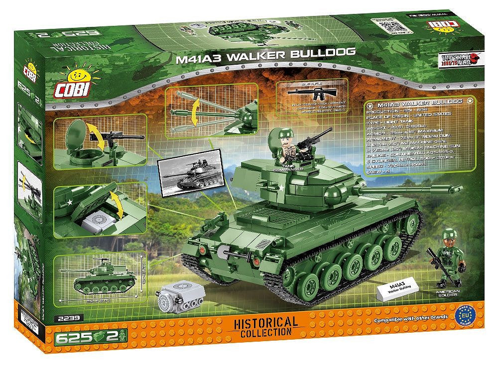 2239 COBI Historical Collection - Vietnam War - M41A3 Walker Bulldog