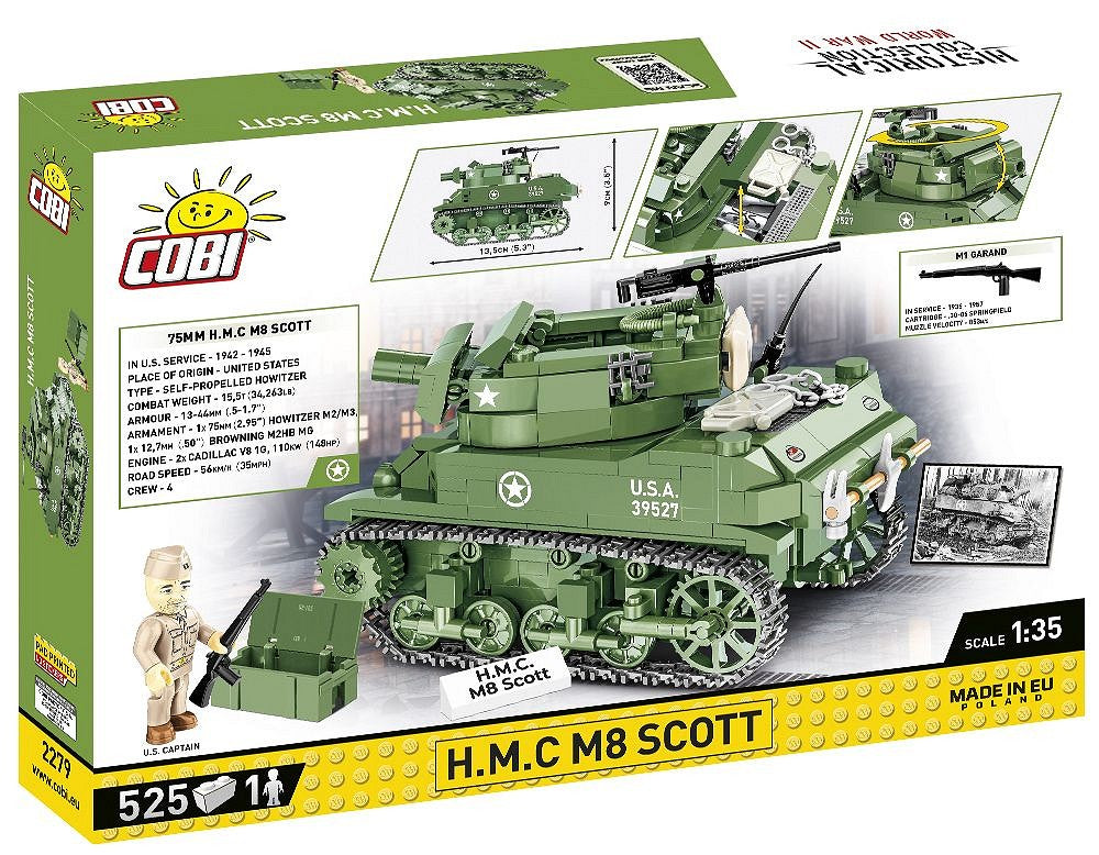 2279 COBI Historical Collection - World War II - HMC M8Scott