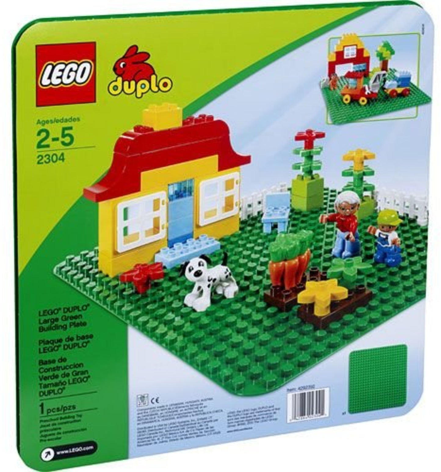 2304 LEGO Duplo - Base verde