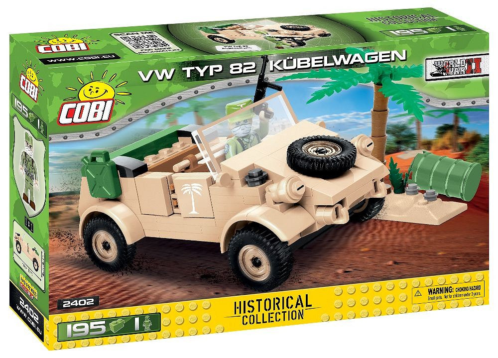 2402 COBI Historical Collection - World War II - VW tipo 82 Kubelwagen